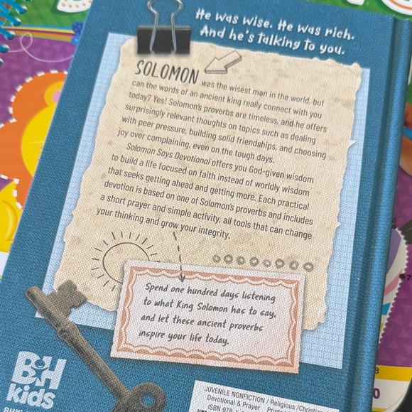 Solomon Says Devotional Book for Tweens - Picture 2 of 2
